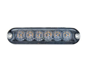 lampa ostrzegawcza strobo 6xLED slim 12/24V TT.155-6 TT TECHNOLOGY