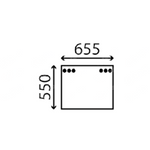 szyba Yanmar - przednia dolna 172187-67941