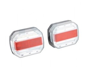Lampy tylne przyczepy zespolone 4 funkcje z dynamicznym kierunkowskazem