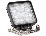 Lampa robocza LED, kwadratowa 10-30V 24W światło skupione
