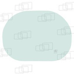 Szyba CAT - tylna 634 x 484 mm