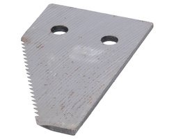 Nóż żniwny końcowy 84x45x3mm otwór 6.5 Claas 6112041 WARYŃSKI