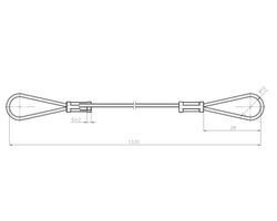 Linka - Maska L-1335mm 4236105 C-330 ORYGINAŁ URSUS