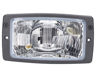 lampa przednia, reflektor Fendt z oświetleniem postojowym 183x102mm