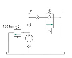 Agregat hydrauliczny 12V-1,8kW-6,5L Chapel