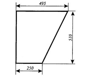 szyba do ciągnika C-360 kabina Koźmin (Henmar, Stawowy) - drzwi dolna (lewa, prawa) (682)