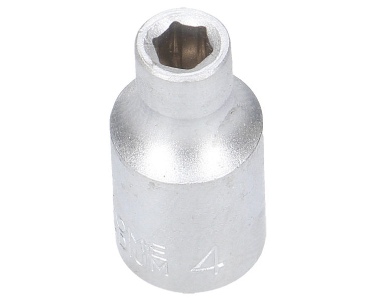 Klucz nasadowy nasadka 1/4" 6-kąt 4 mm MJW