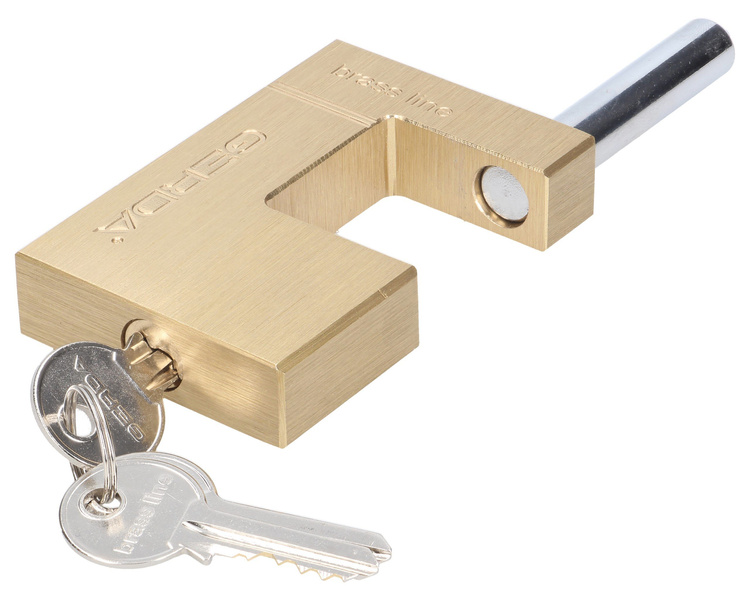 Kłódka trzpieniowa Gerda T-90 mosiężna