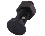 Śruba kpl. płużna dwunoskowa M10x35 mm kl.10.9 Waryński