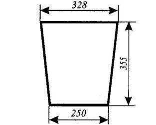 szyba do ciągnika Massey Ferguson serie 3000, 3100, 3600 - przednia dolna zielona (lewa, prawa) 3389391M2 (768/1)