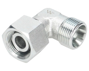 Kolanko hydrauliczne metryczne AB M22x1.5 15L (XEVW) Waryński 
