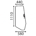 szyba Liebherr - drzwi prawe 9402935