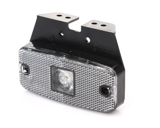 Lampa obrysowa LED 12/24V przezroczysta W46 Waś