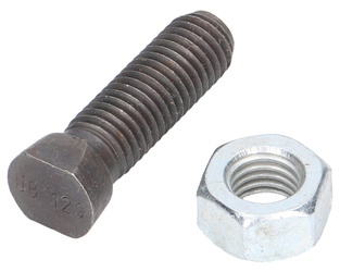 Śruba płużna dwustronnie ścięta z nakrętką M12x45 mm 12.9