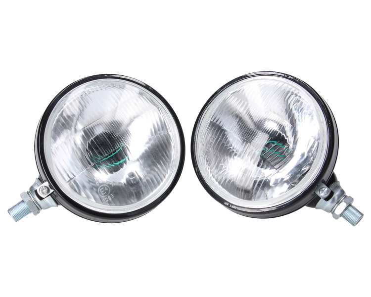 reflektor metalowy, lampa lewa + prawa Ursus C-330, C-360, C-385