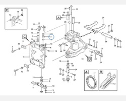 Tuleja sani koparko-ładowarka VOLVO BL60 BL61 BL71 11884582