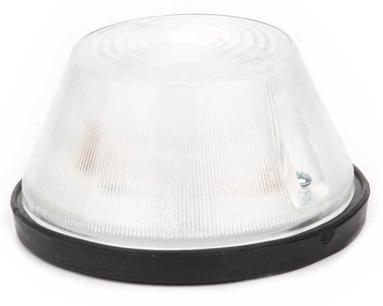 Lampa obrysowa niska, biała, przykręcana 91x52mm WAŚ WE92