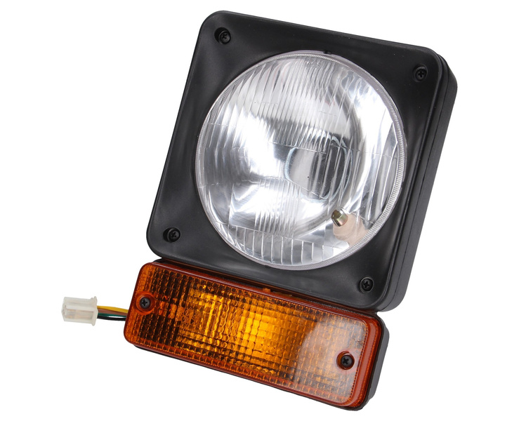 lampa przednia z kierunkowskazem JCB 12V stara kabina 700/21100 22238558