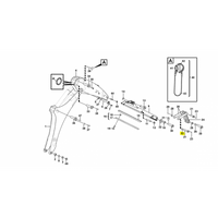 zgarniacz uszczelnienie łącznika tylnej łyżki koparko-ładowarka VOLVO 1890048