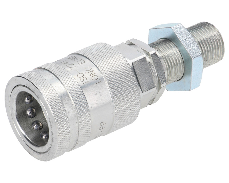 Szybkozłącze hydrauliczne gniazdo long M20x1.5 gwint zewnętrzny EURO PUSH-PULL Waryński