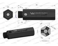 Zawór bezpieczeństwa pompy hydraulicznej krótki do Zetor WARYŃSKI