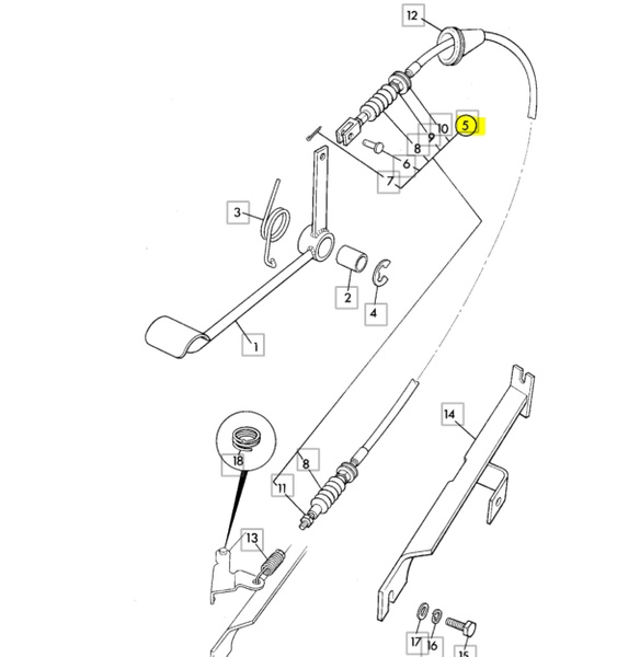 linka gazu do ładowarki teleskopowej JCB 331/14324