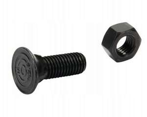 Śruba płużna 4-kątna podsadzana M12x35