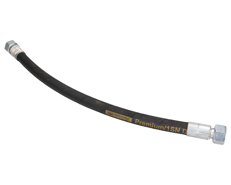 Przewód hydrauliczny 160 bar gwint M22x1.5 prosta stożek/prosta płasko L-500mm DN12-1SN 16.0MPa Waryński 