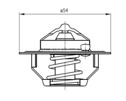 Termostat MF-3 2485C022 oryginał Ursus