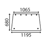 szyba do ciągnika Case - tylna 3224180R1 (4347)