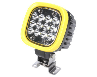 reflektor roboczy LED światło skupione 5830lm MOCNY! żółta ramka