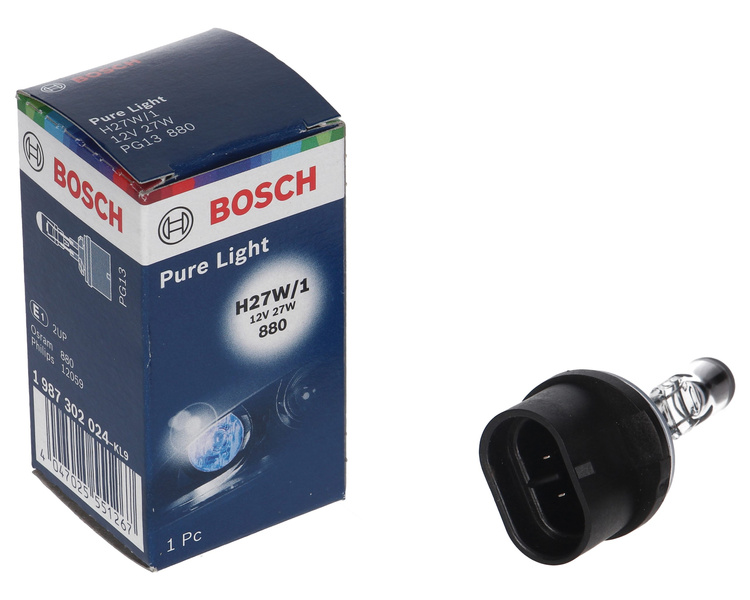 żarówka BOSCH 12V 27W PG13 880 H27W/1 Pure Light