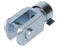 końcówka widełkowa siłownika gazowego ze sworzniem M10, 40mm, fi 10mm