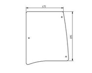 szyba MTZ Belarus/Pronar - boczna lewa 2522-6703011 (2731)