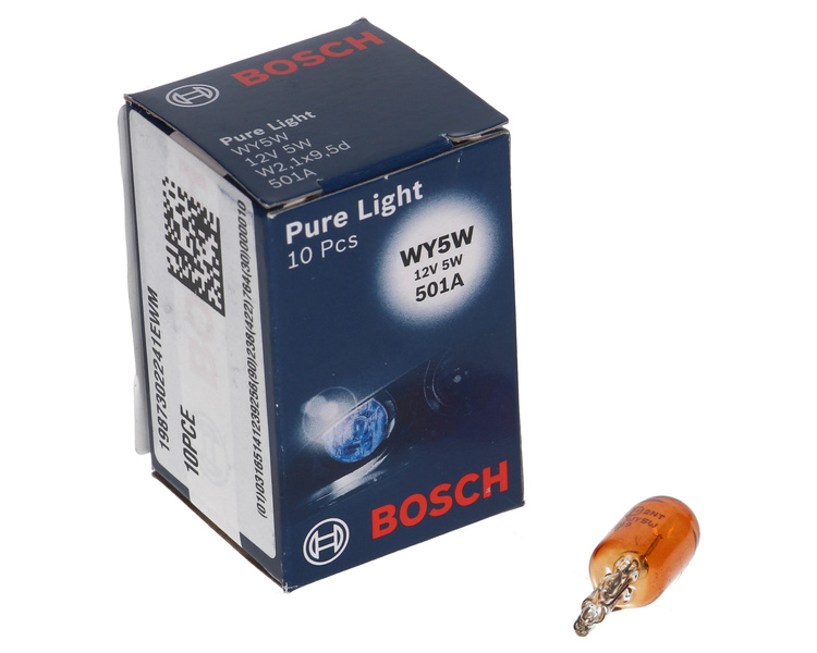 żarówka BOSCH WY5W 12V 5W W2,1x9,5d 501A Pure Light