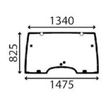 szyba do ciągnika John Deere - przednia otwierana AL211005
