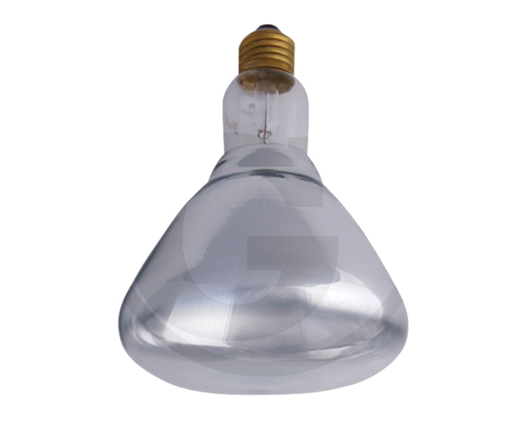 Promiennik podczerwieni 250W szkło twarde biały