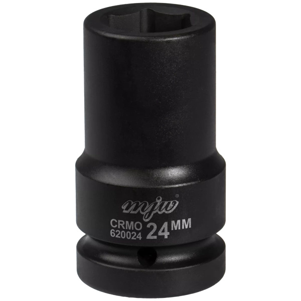 Klucz nasadowy nasadka udarowa 1" 6-kąt długa 24 mm MJW