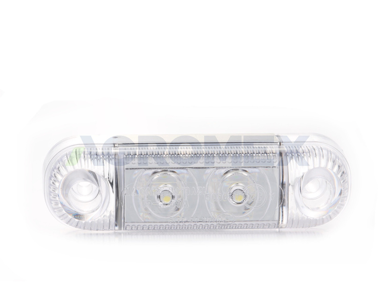 Lampa obrysowa LED 12 V - 24 V przednia biała