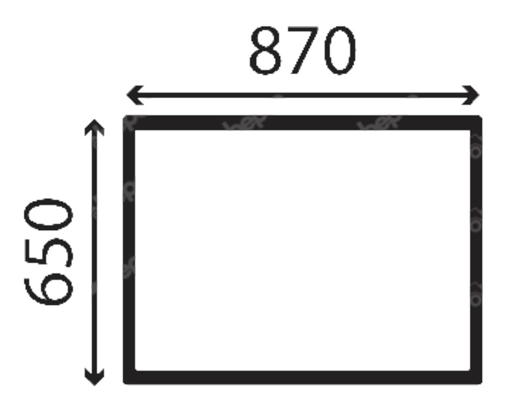 szyba Bobcat - tylna 6664172 (3771)