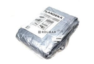 Plandeka MOCNA 4x5m (srebrna) gramatura 110g/m2