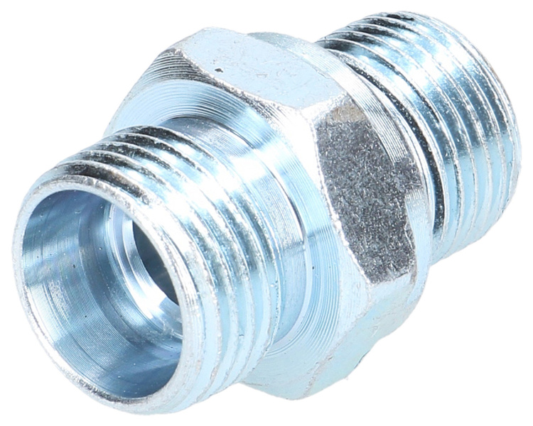 Złącze hydrauliczne proste BB G3/8-18x1.5 z uszczelnieniem (G3/8X18)