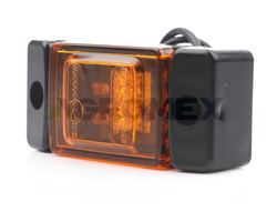 Lampa obrysowa LED 12 V - 24 V boczna pomarańczowa