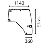 szyba Landini, McCormick - drzwi prawe 708956A4 (1999)