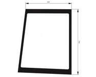 szyba Fiat, Ford, New Holland - boczna prawa 82002229 (1281)