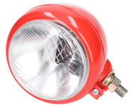 lampa przednia uniwersalna czerwona do ciągnika Massey Ferguson 150mm