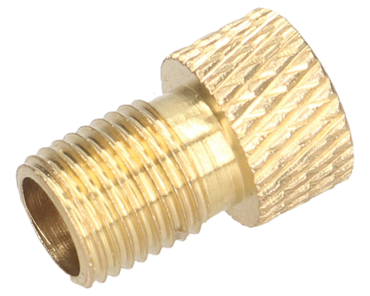 Adapter presta rowerowy do pompowania kół mosiężny Geko