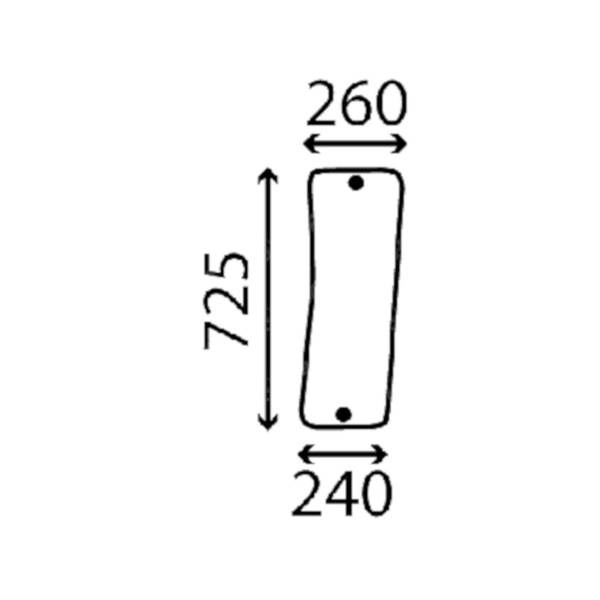 szyba Landini, Massey Ferguson - przednia dolna 3535244M1