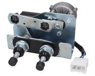 silnik wycieraczki szyby ciągnika, ładowarki, koparki 24V na podwójne ramię