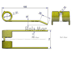 Palec podbieracza New Holand 80683310 Waryński